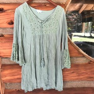 Sage green dress